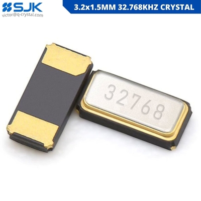 ซื้อ 3215 SMD 32.768kHz นาฬิกา คริสตัล 3.2x1.5mm 2pin 6pF 7pF 12.5pF 20ppm -SJK- EMS การขนส่ง online manufacture