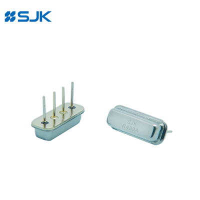 100 Ω F-11 DIP Saw Resonator สําหรับระยะ 2.0 MHz-50 MHz ด้วย 4 ปิน
