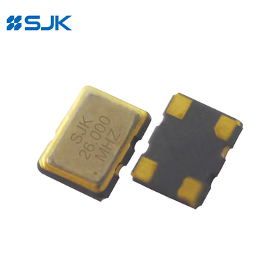 ความน่าเชื่อถือสูง SJK-8W 19.2MHz SMD3225 VC-TCXO ด้วยประเภทการออกคลิปไซน์เวฟ