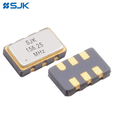 SMD 5032 LVPECL Output Differential Oscillator 6 Pins กับ 2.5V หรือ 3.3V สําหรับอุปกรณ์สื่อสาร
