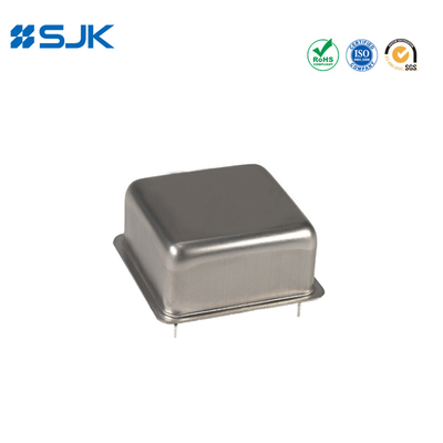 ผ่านหลุม 4 ปิน 25 * 25 มม OCXO การสนับสนุน 10MHz, 100Mz 5 ~ 100MHz 5.0V หรือ 12V ± 100ppb หรือ ± 20ppb สําหรับโทรคมนาคม